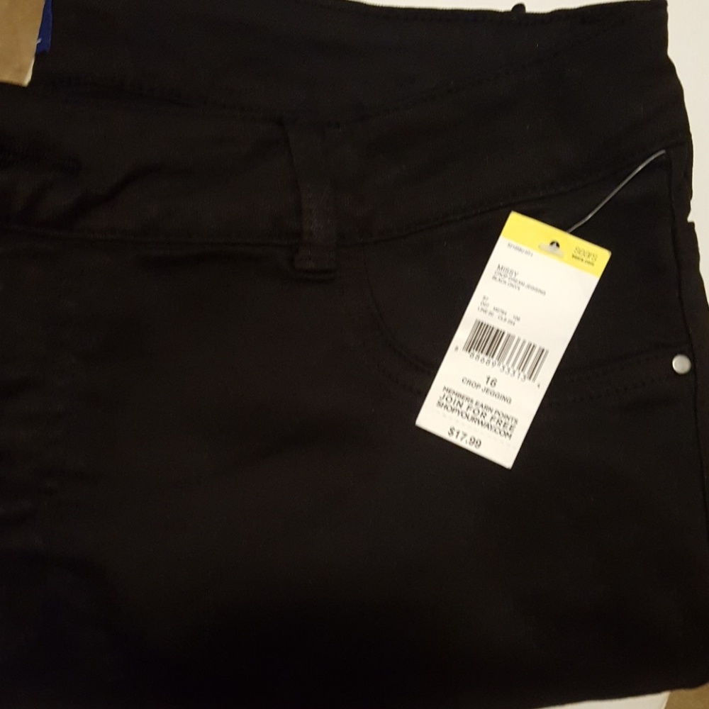 Crop jegging pants